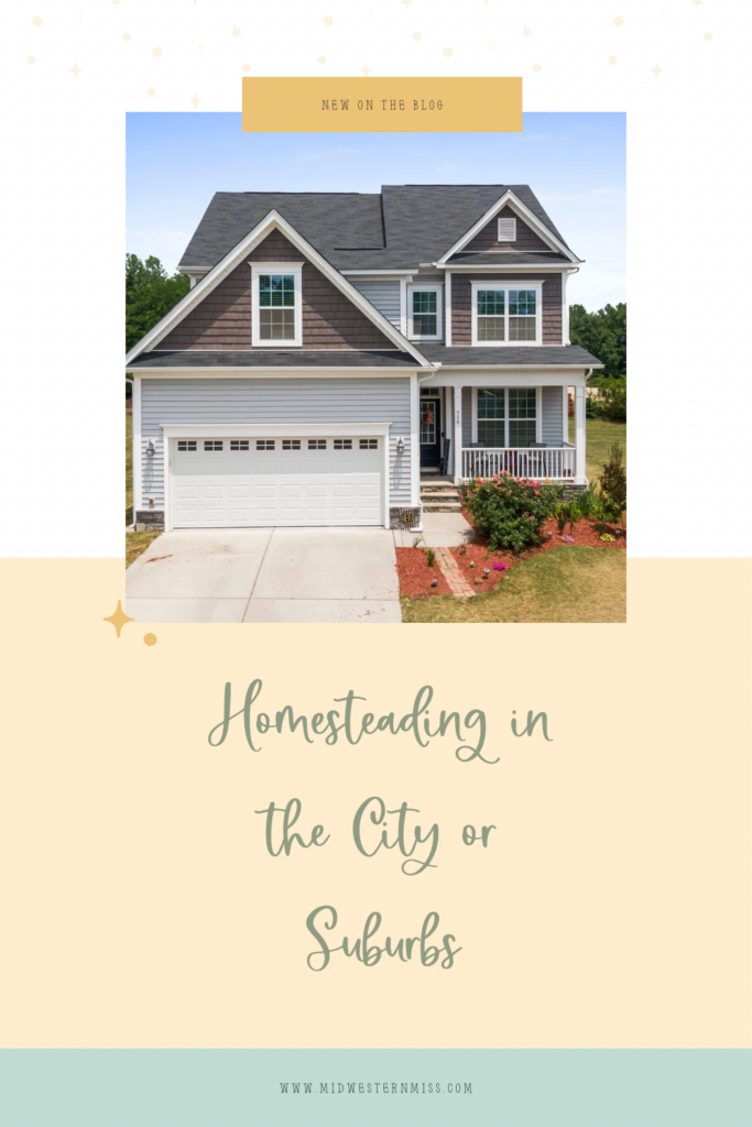 Homesteading in the city or suburbs