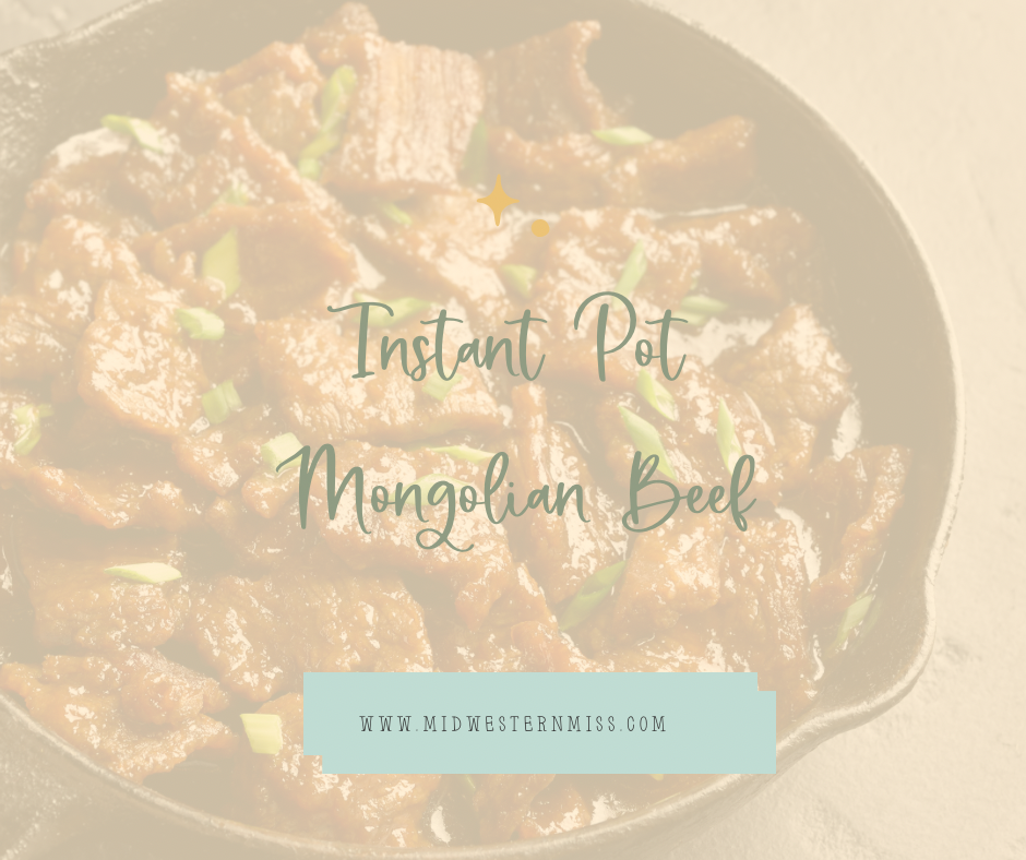 Instant Pot Mongolian Beef